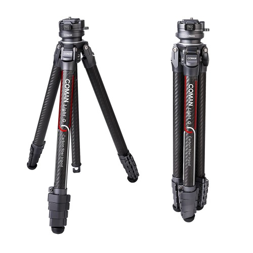 COMAN Light-W Statyw fotograficzny 158cm karbonowy szary