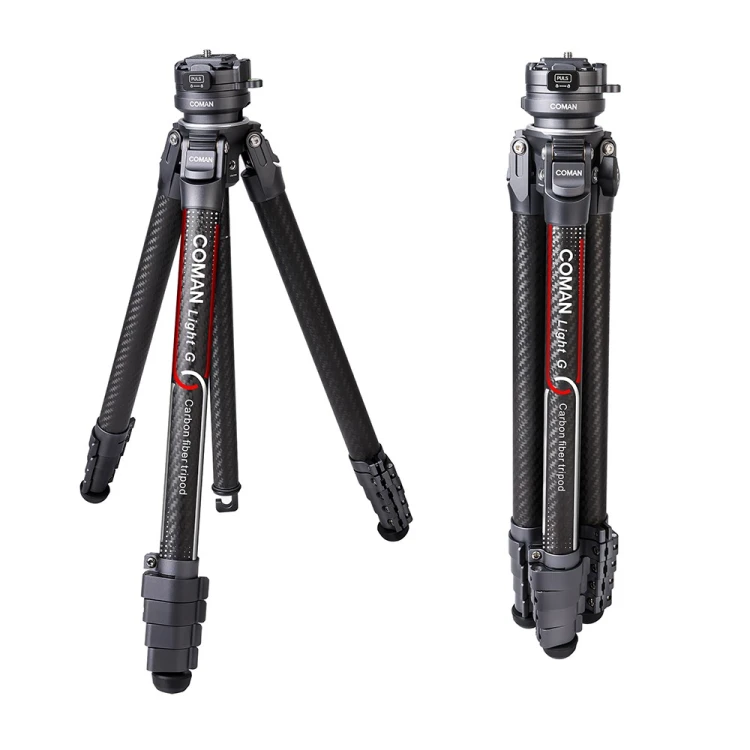 COMAN Light-W Statyw fotograficzny 158cm karbonowy szary