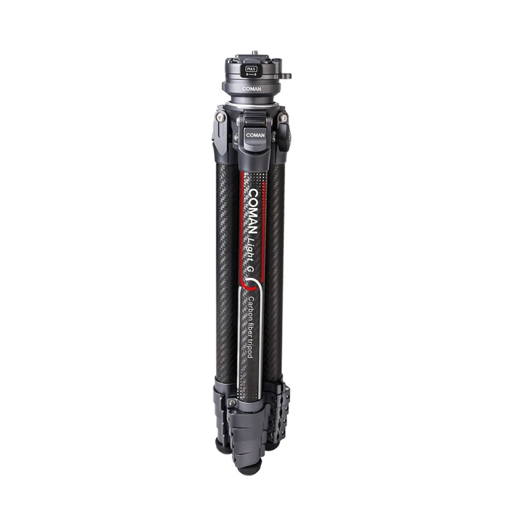 COMAN Light-W Statyw fotograficzny 158cm karbonowy szary