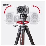 COMAN Light-W Statyw fotograficzny 158cm karbonowy szary