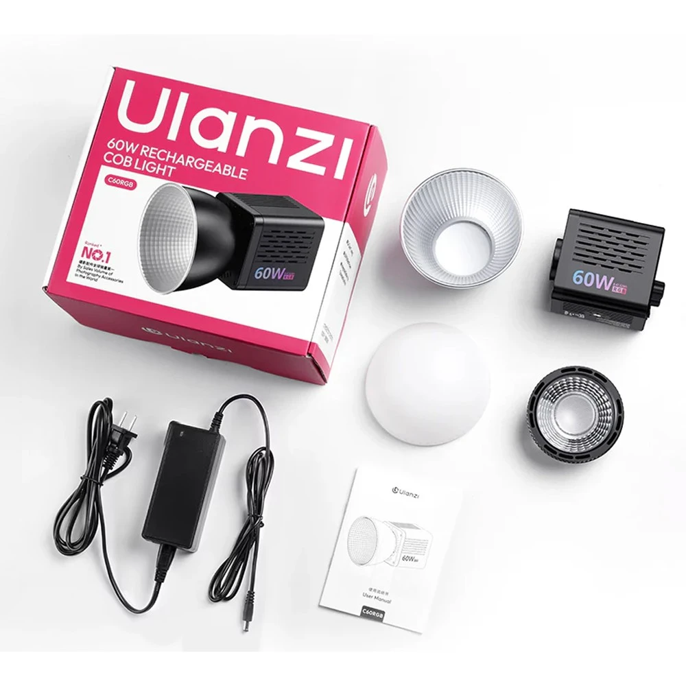 Lampa LED 60W Ulanzi C60 RGB (Mini Bowens) - recenzja